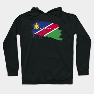 Minimalist Rugby Part 3 #020 - Namibia Rugby Fan Hoodie